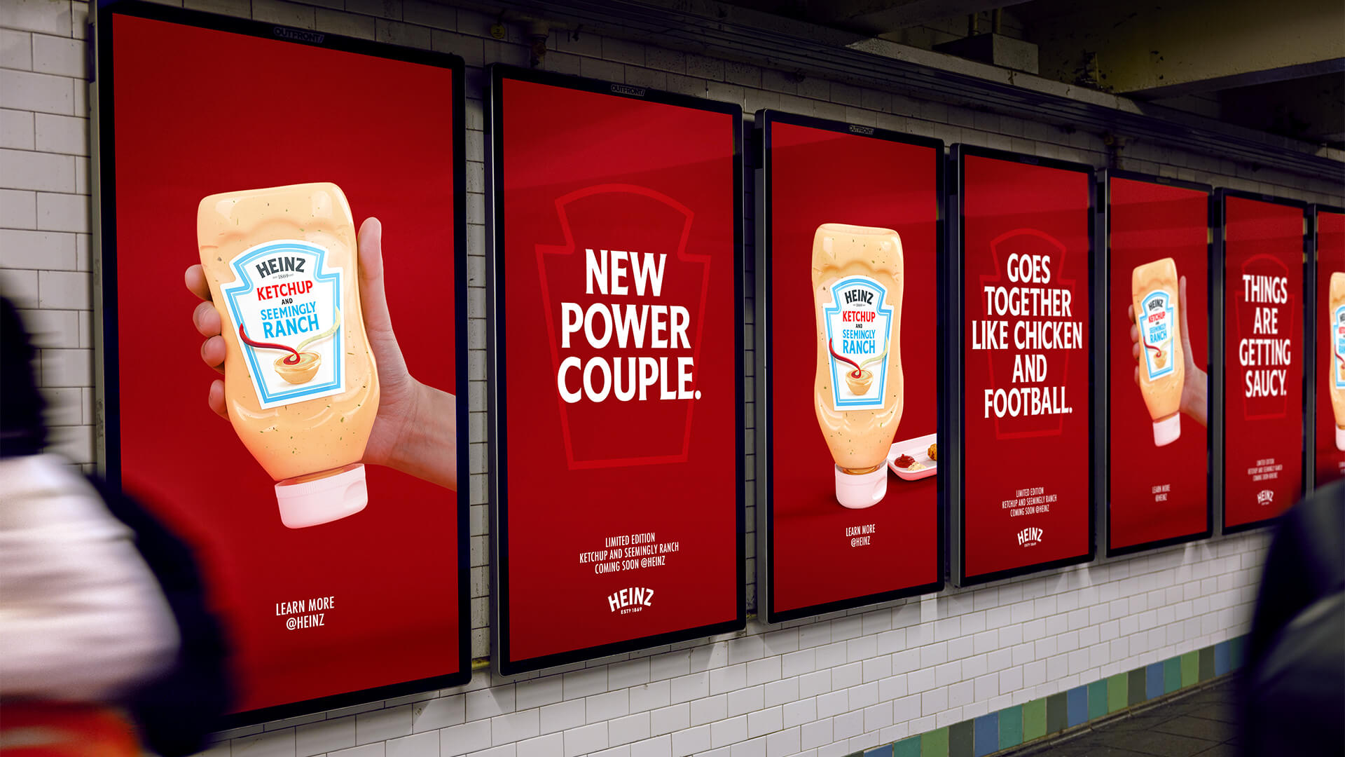 Heinz Ketchup and Seemingly Ranch_2023_Taylor Swift_New York subway ads