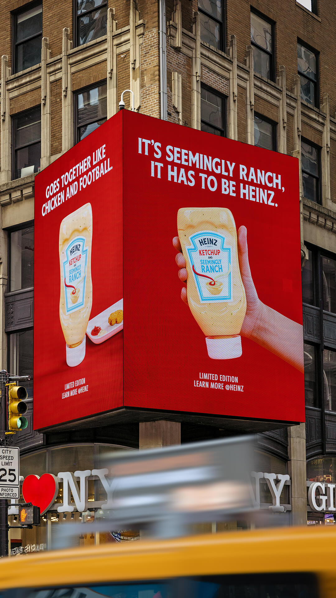 Heinz Ketchup and Seemingly Ranch_2023_Taylor Swift_New York ad